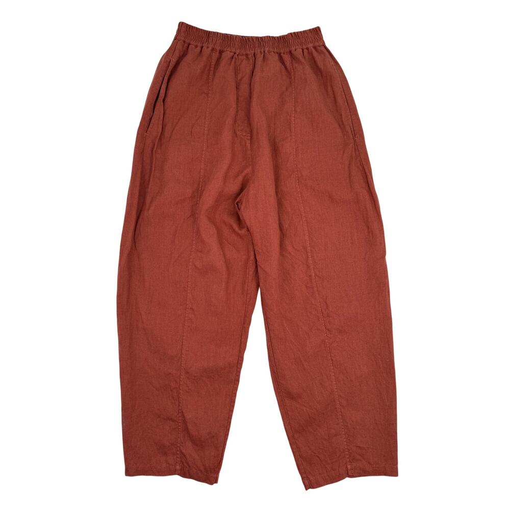 Manufacture de Lin 100% Linen Balloon Barrel Pants Slow Fashion Made in Ukraine